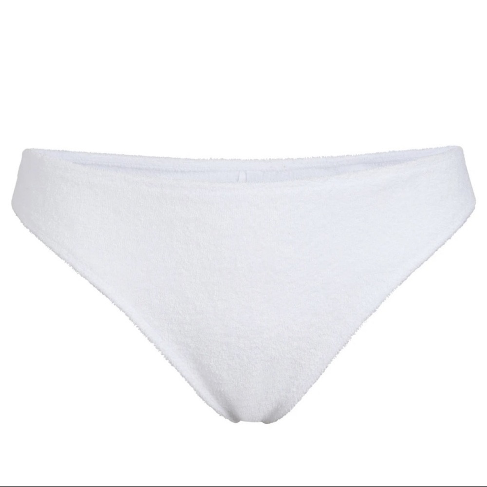 Skims Terry Cloth Thong in Marble size M